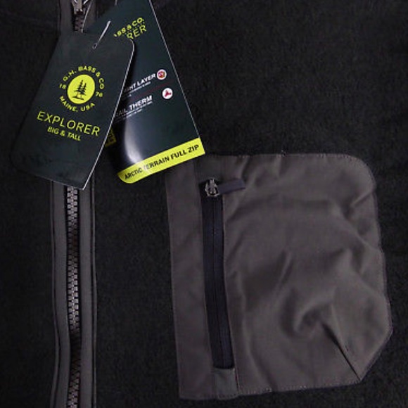 G.H. Bass & Co Maine Fleece Jacket Arctic Terrain - Picture 2 of 8